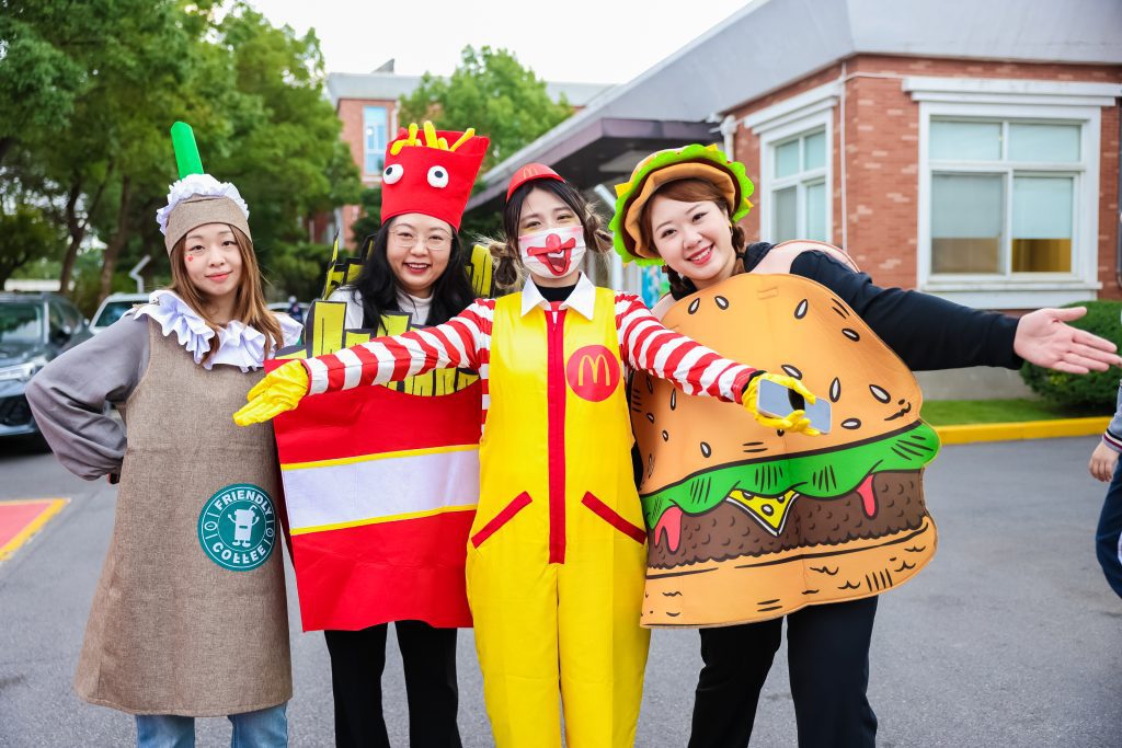 Teachers' Halloween costumes